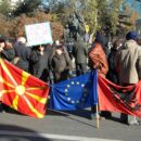 Protesta e punëtorëve të falimentuar (FOTO: Stefan Urxhanovski)